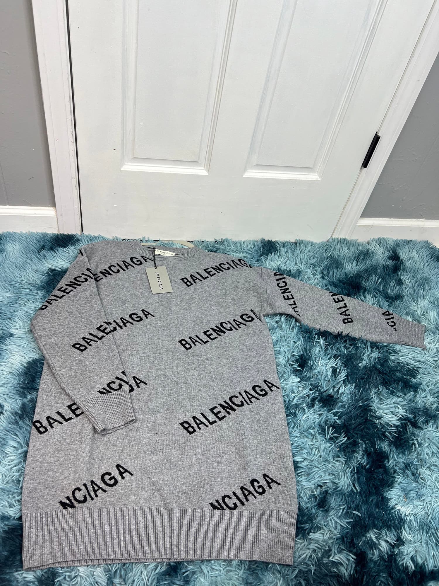 BALENCIAGA SWEATER DRESS