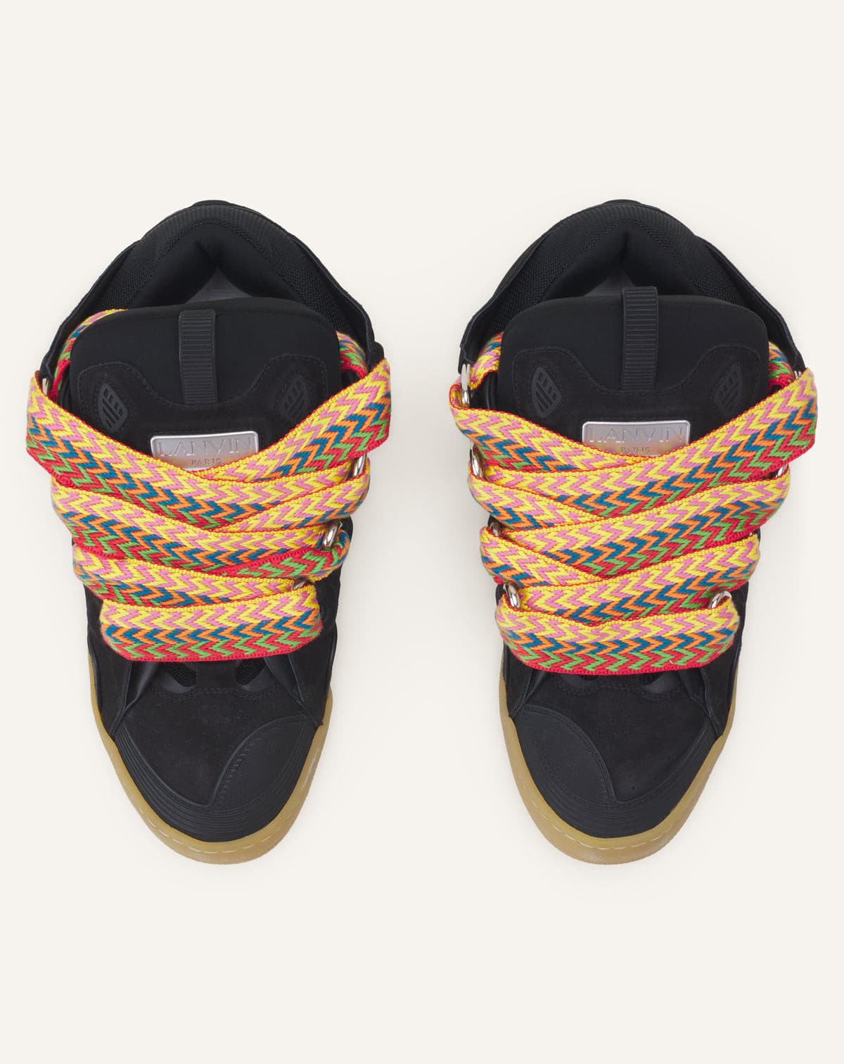 LANVIN CURB SNEAKERS IN LEATHER