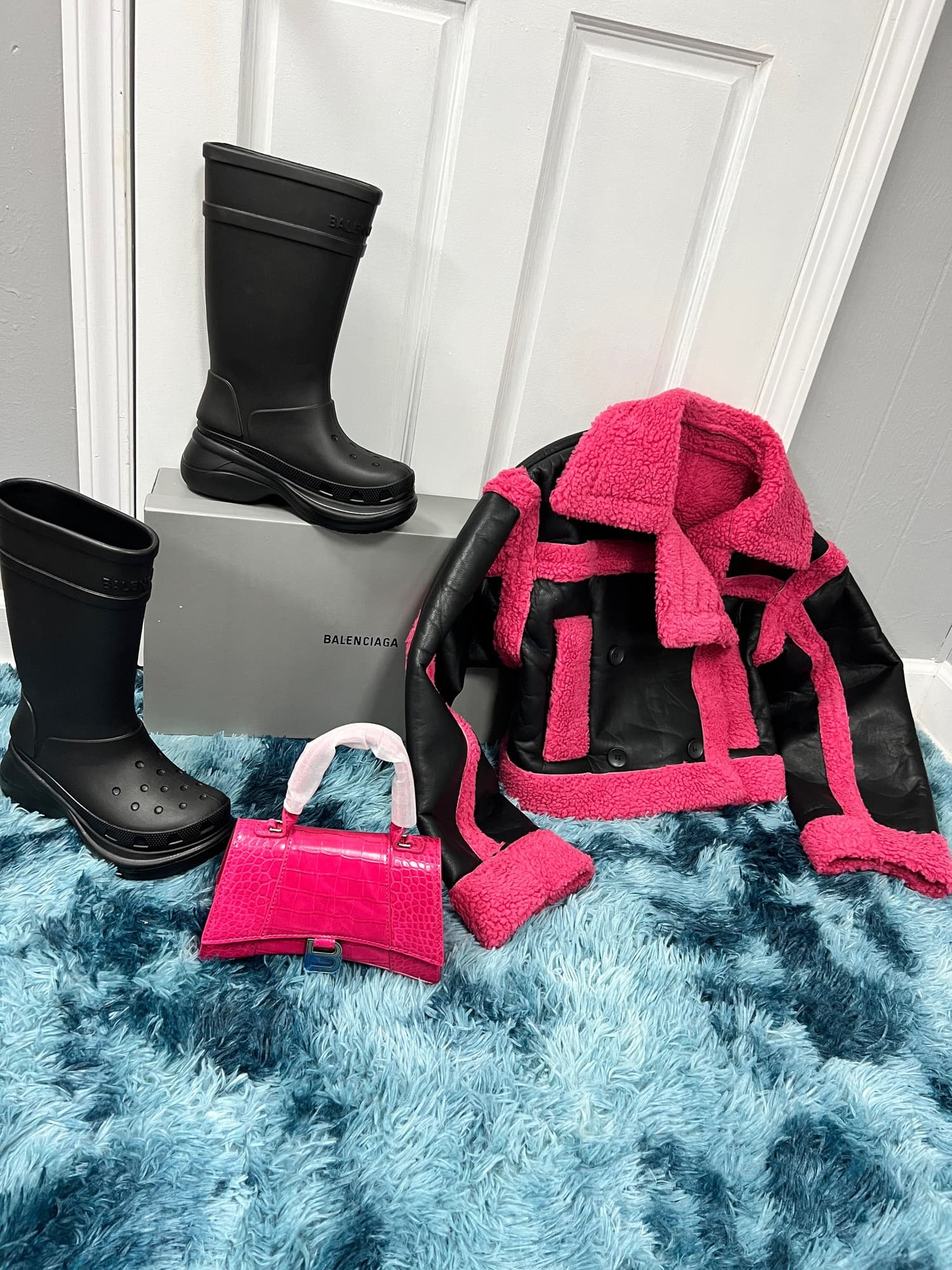 Balenciaga & fashion coat set